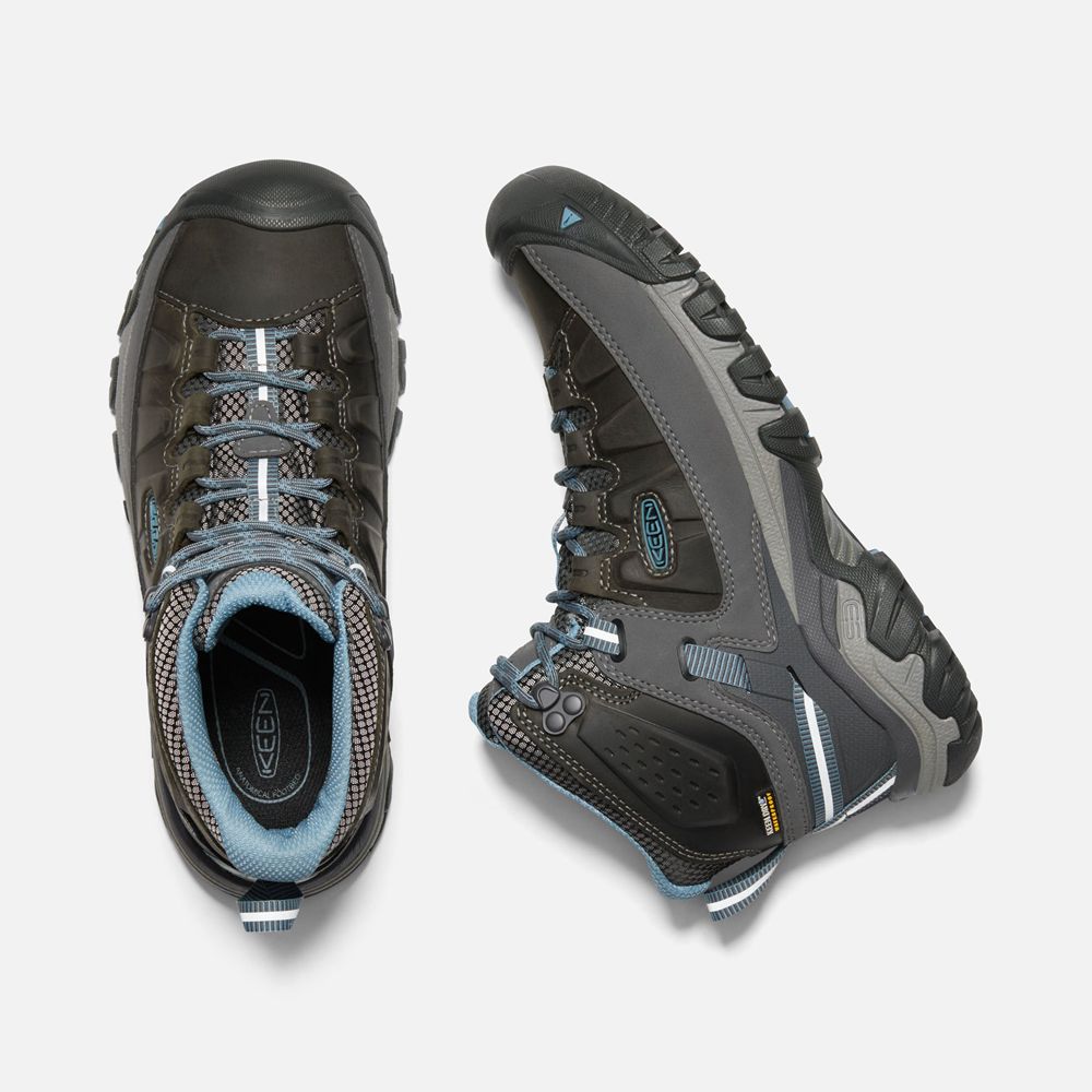 Keen Outdoor Bot Kadın Siyah Kahverengi - Targhee Iii Waterproof Mid - Türkiye MFYR15948